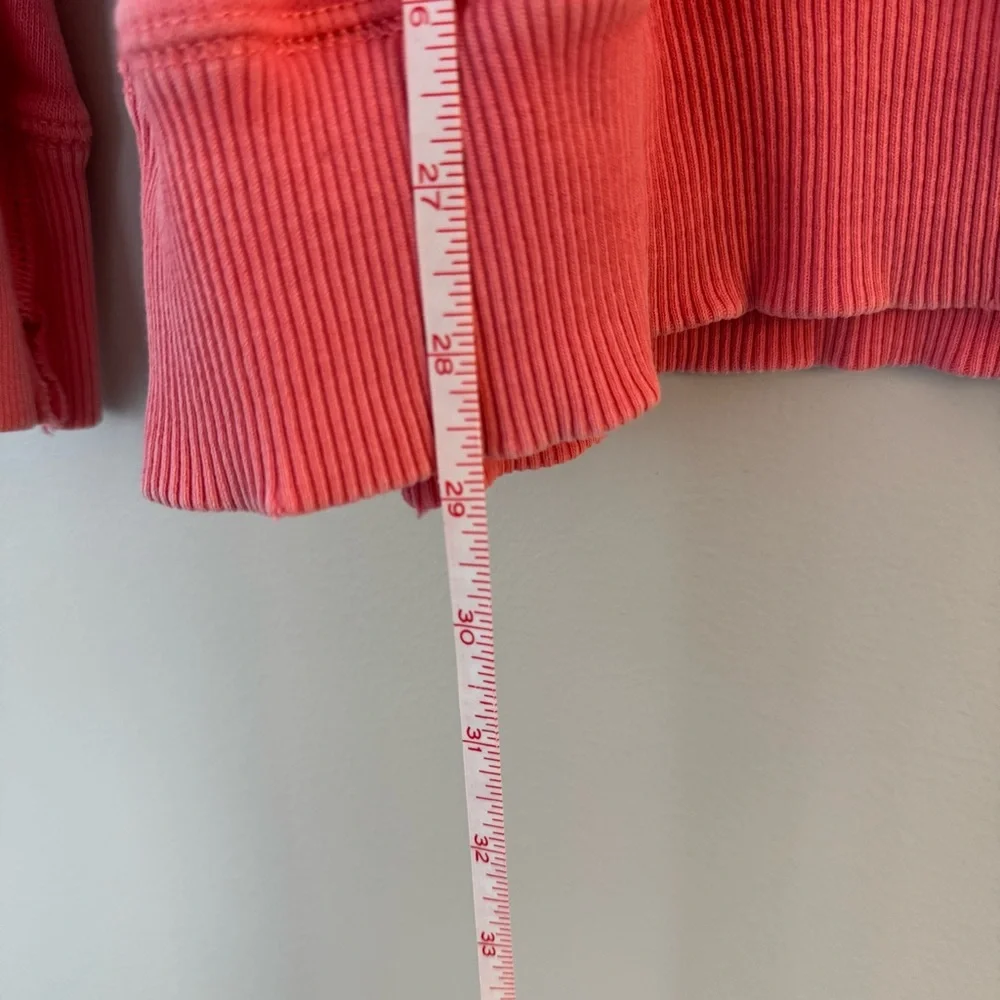 Aerie Coral Pink Sweatshirt Size Small - Picture 3 of 4